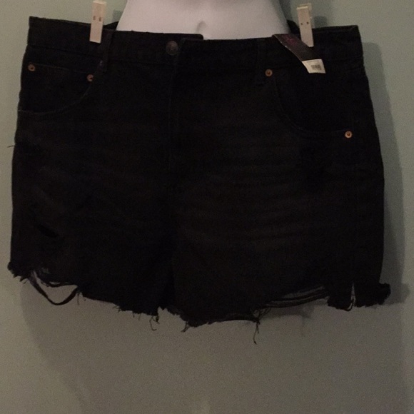 NEW  DISTRESS SHORT SIZE 21 HIGHRISE - Picture 1 of 3